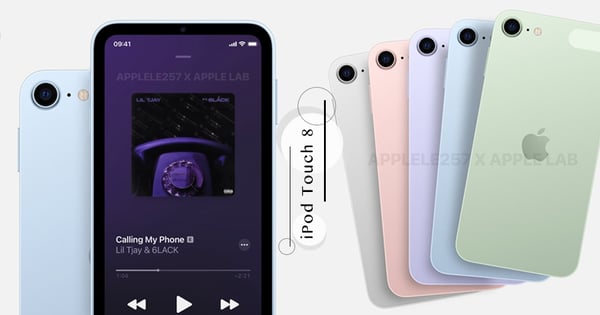 姊買的是一種回憶！Apple『iPod Touch 8』全新渲染圖登場♡iPod 20週年推「霧雲寶寶藍」喚起你的少女時代