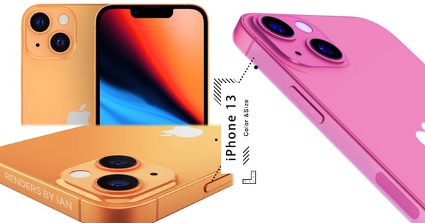 超浪漫新色公開！『iPhone 13希臘夕陽霧橘』渲染圖美哭♡電量、容量都加大！讓你狂拍美照不怕爆