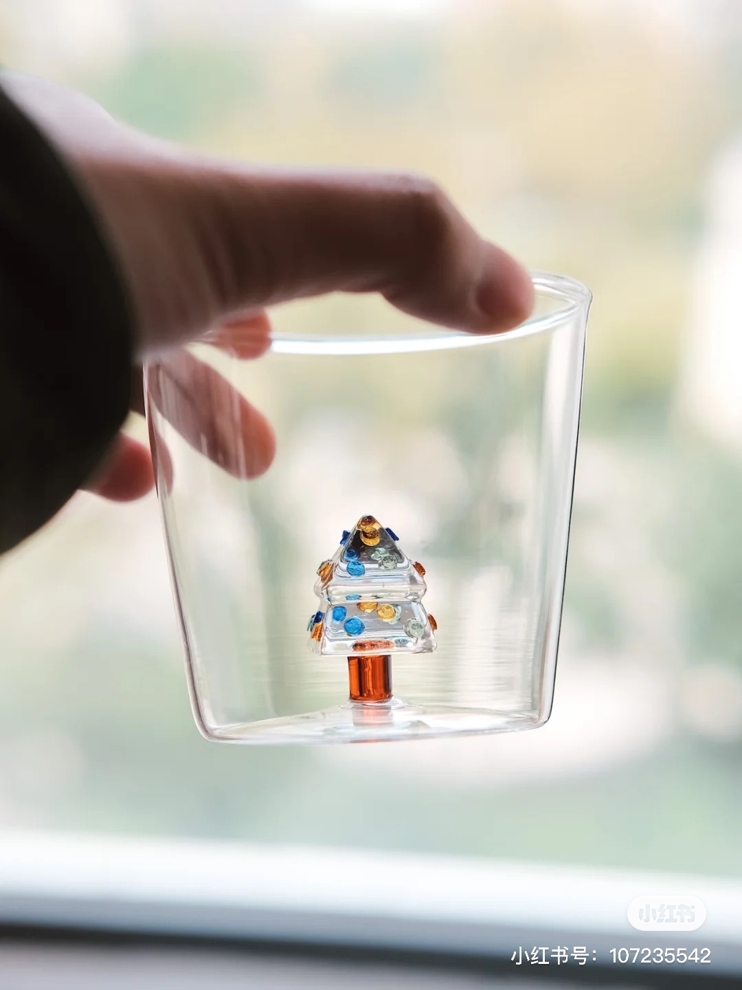 聖誕水杯推薦玻璃杯收藏玻璃聖誕樹