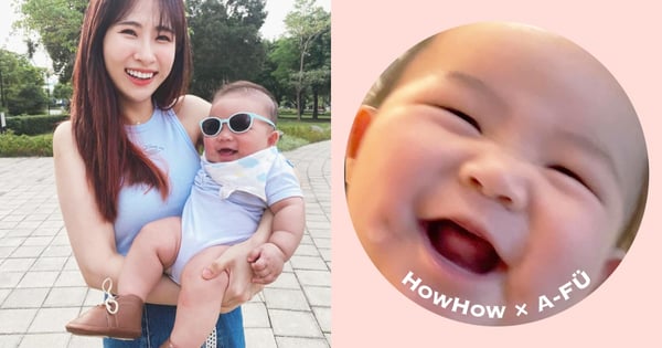 HowHow×鄧福如兒子正臉首度曝光！對鏡頭吐舌、燦笑Q度破表♡網笑：「百萬How迷已放心～還好像媽媽」