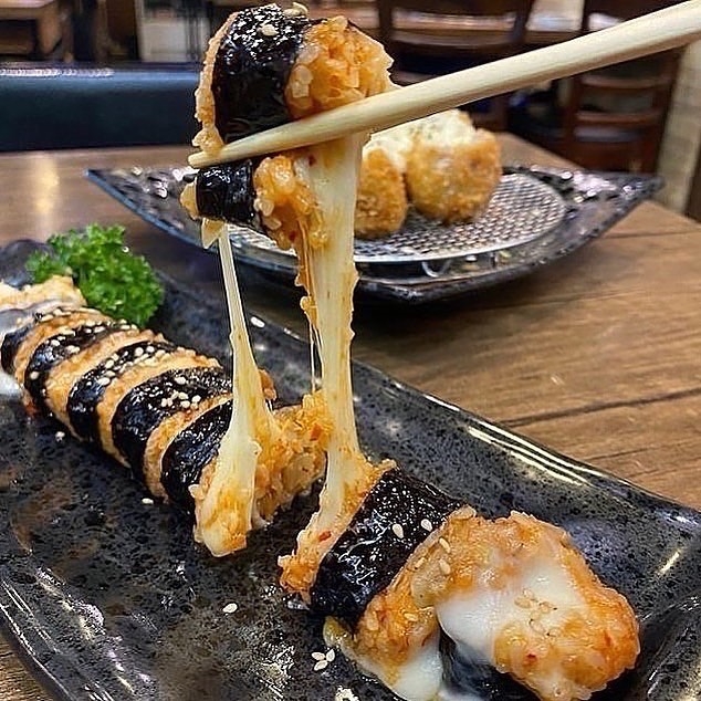 起司海苔飯捲成日韓流行小吃2021