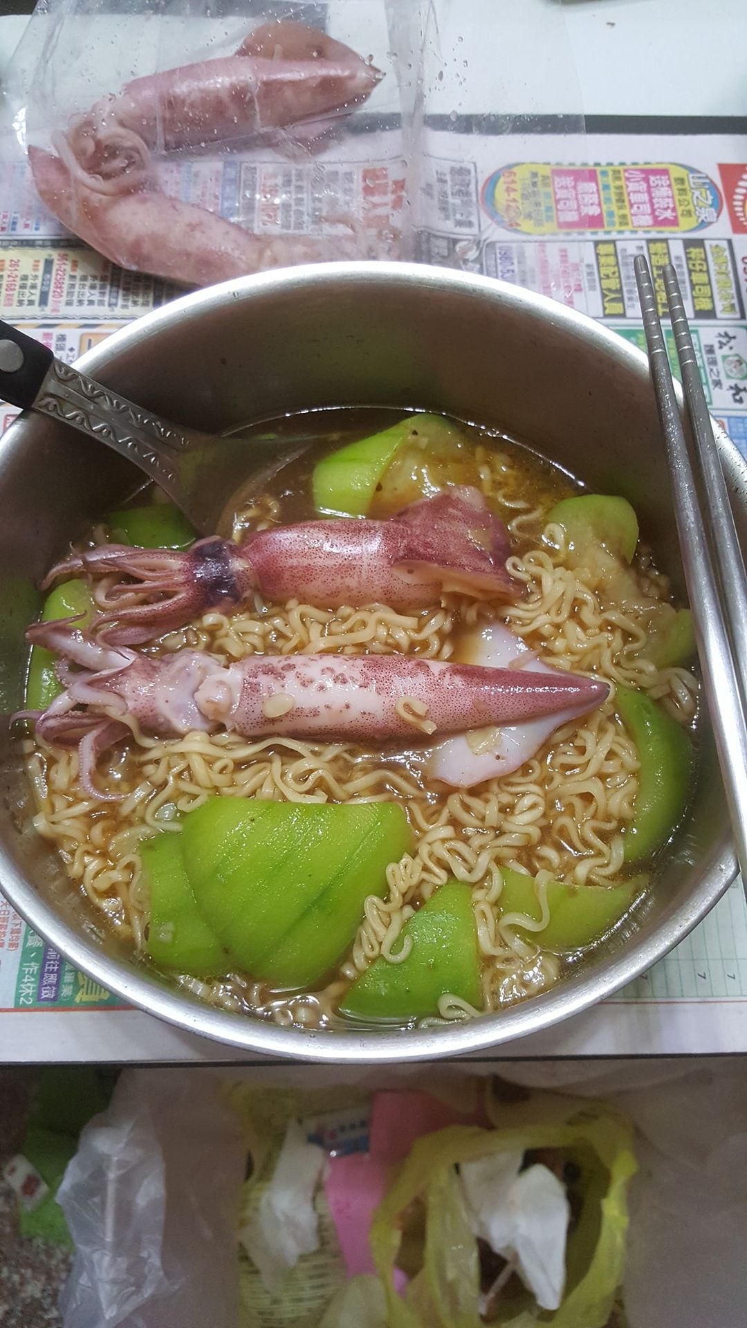 絲瓜小捲泡麵中卷泡麵推薦煮法