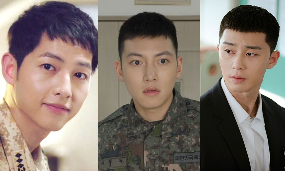 《太陽的後裔》、YouTube《대한민국육군》截圖、《梨泰院Class》