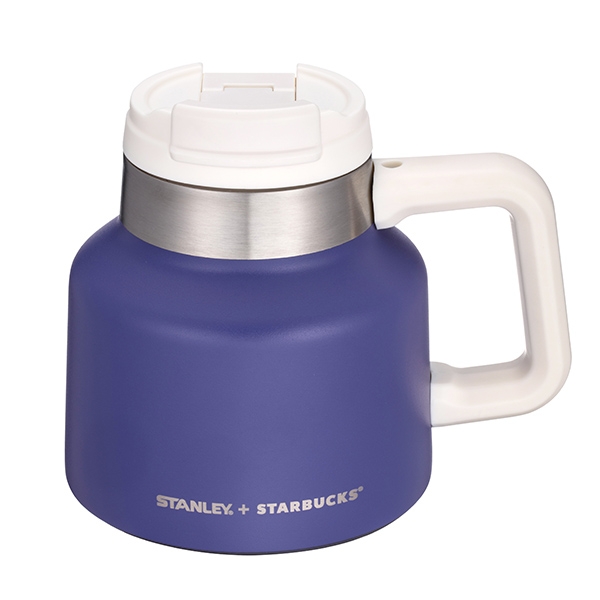 星巴克STANLEYNAVY 20OZ不鏽鋼把手杯