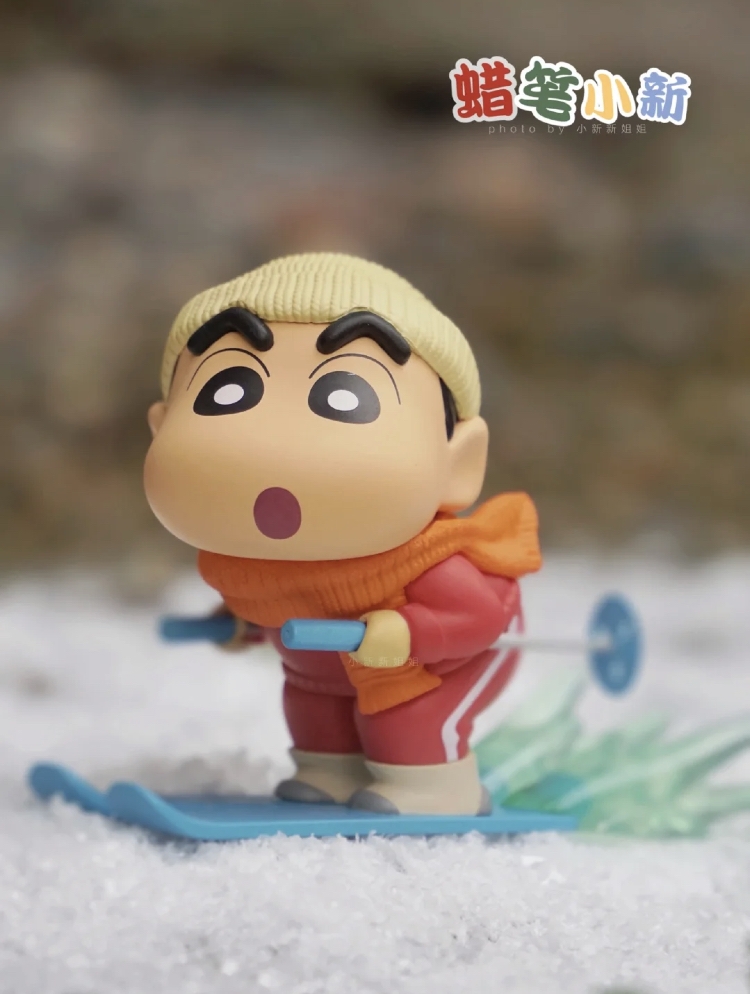 蠟筆小新日常系列盲盒第二彈#滑雪小新