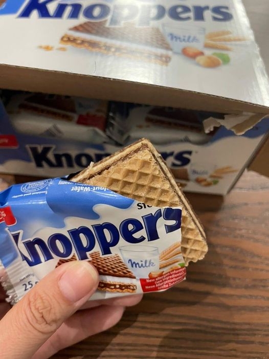 Costco好市多必買Knoppers可可牛奶威化餅5層豐富夾心