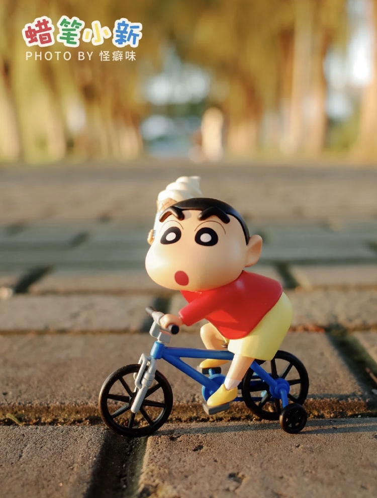 蠟筆小新日常系列#騎腳踏車小新