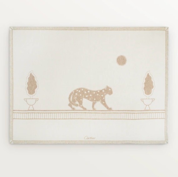Cartier美洲豹毛毯