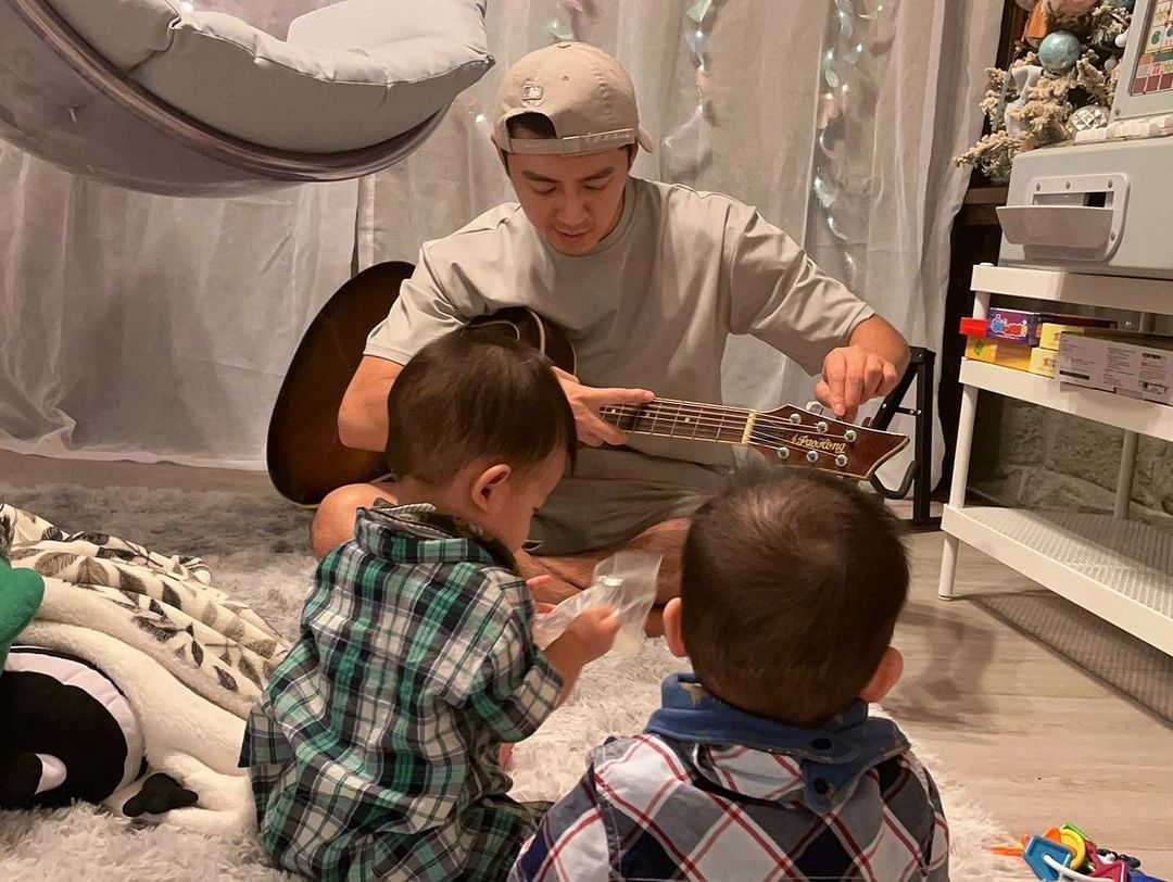 李國毅當新手爸爸