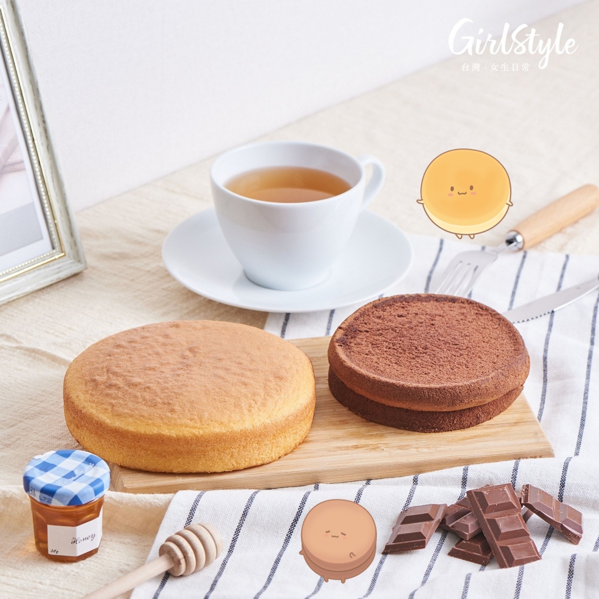 統一蛋糕屋的海綿蛋糕們-蜜雪蛋糕 以及 巧克力蛋糕