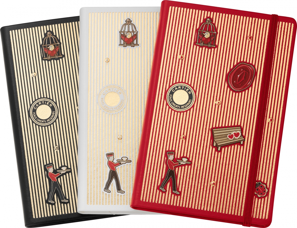  Cartier Diabolo系列一套三件筆記本