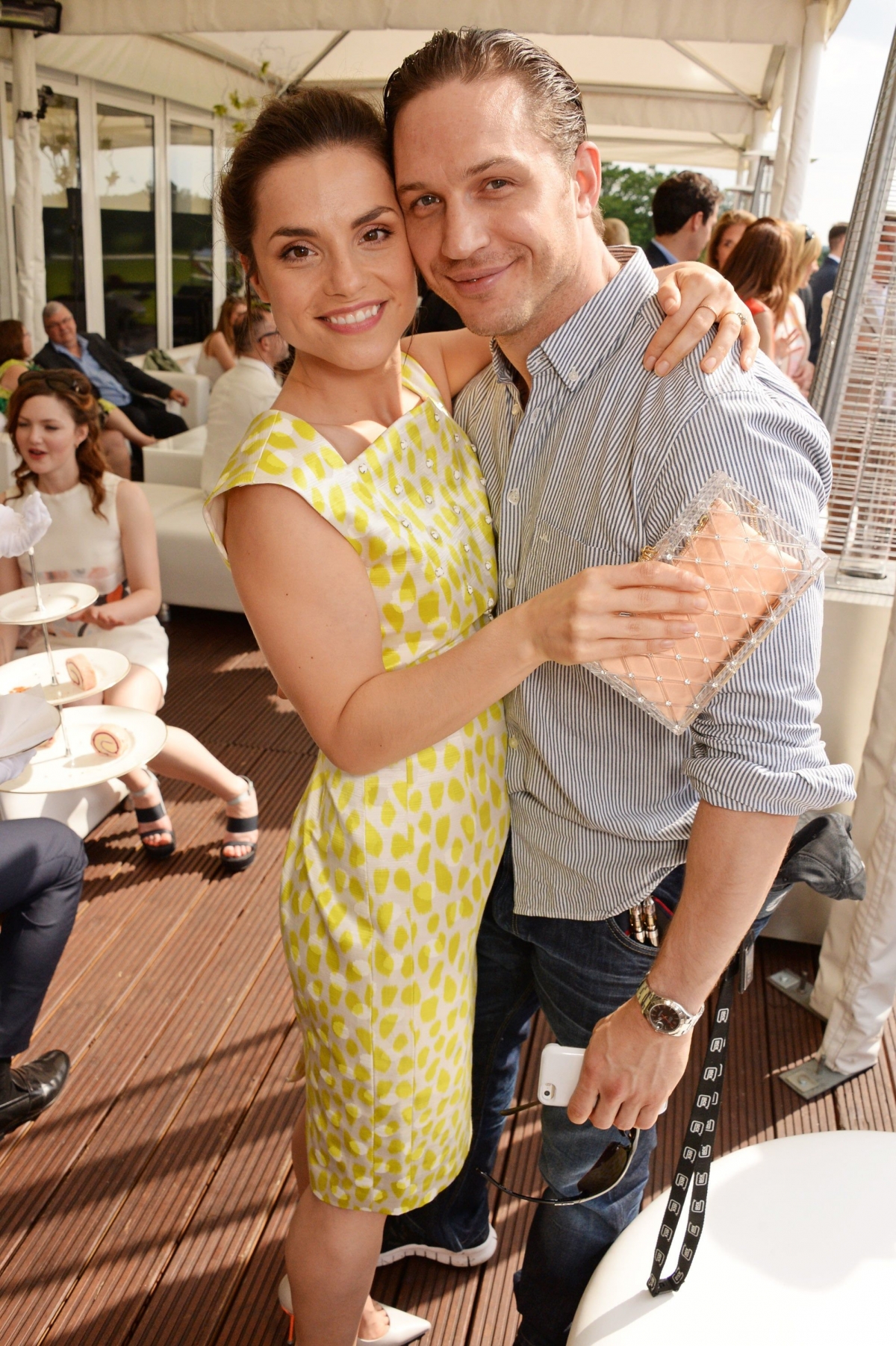 湯姆哈迪2014年和夏洛特萊李結婚