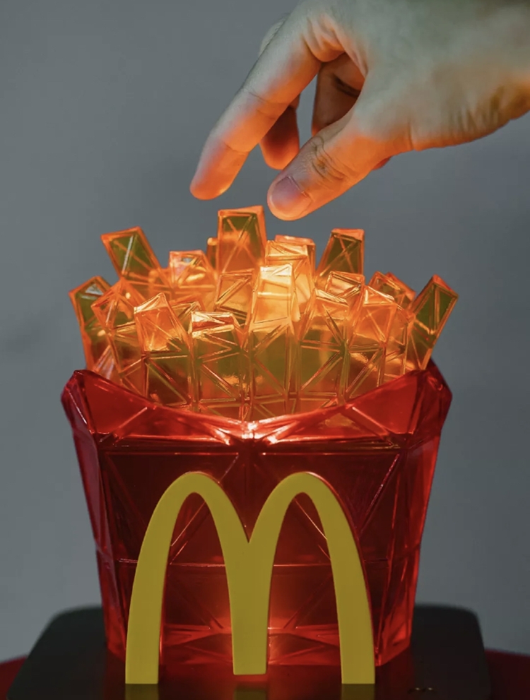 麥當勞薯條夜燈