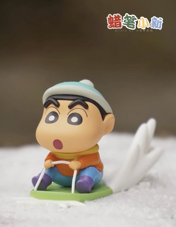 蠟筆小新日常盲盒#雪撬小新