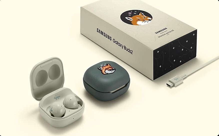 三星×Maison Kitsuné夢幻聯名智慧錶、耳機