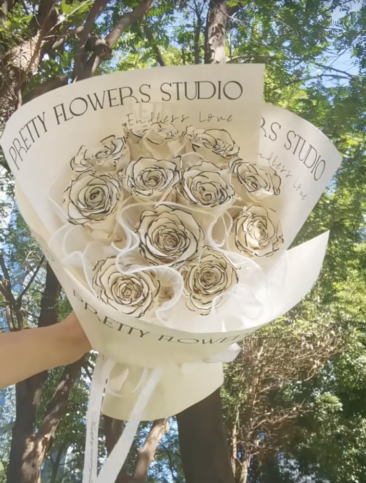 小香風永生玫瑰花束送禮