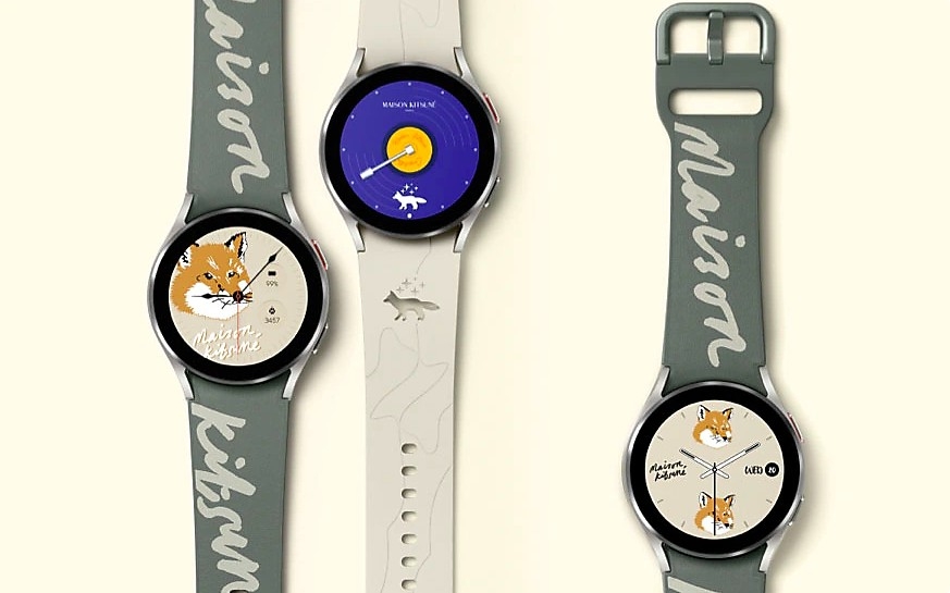 三星×Maison Kitsuné夢幻聯名智慧錶、耳機