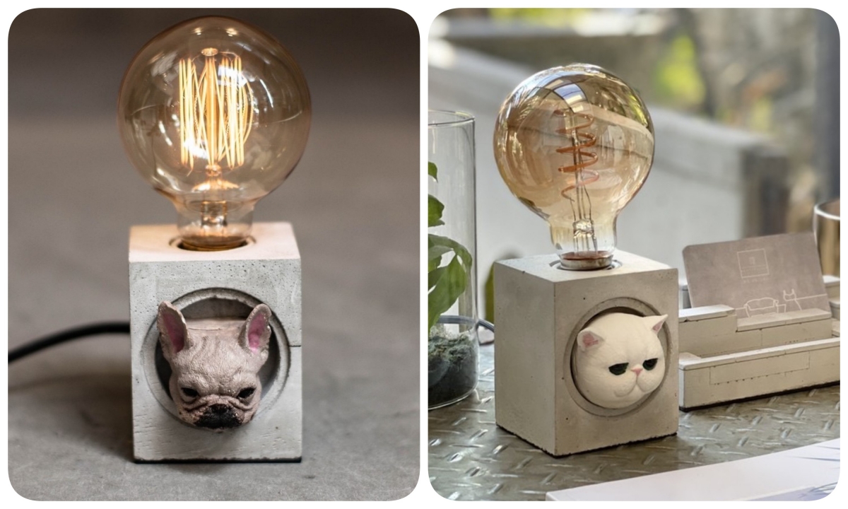 超萌桌燈!快帶走你家主人