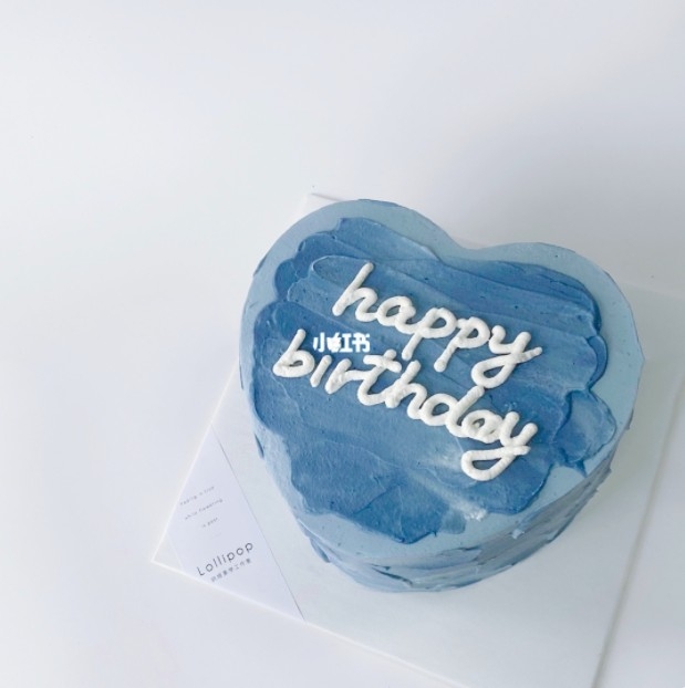 韓系文字風蛋糕