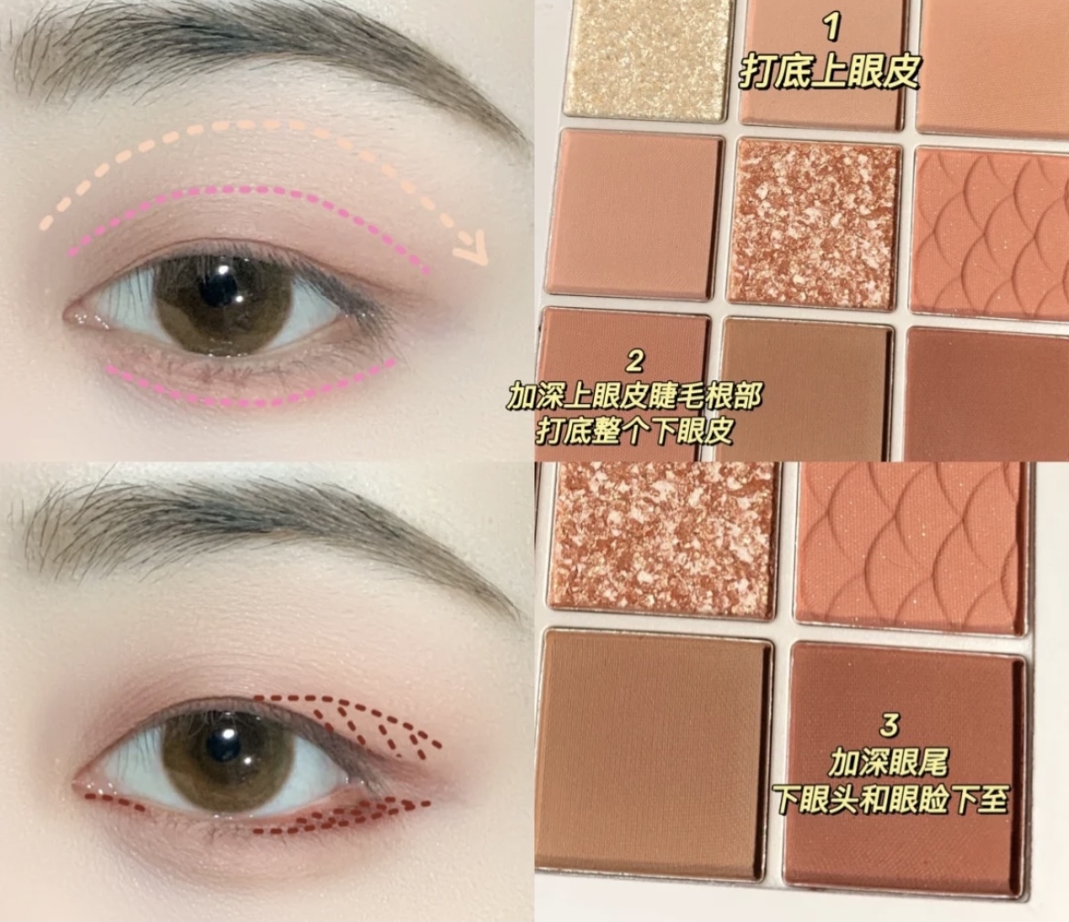 單眼皮大眼妝技巧3:眼瞼下至法