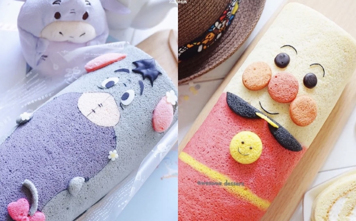 屹耳、麵包超人蛋糕捲