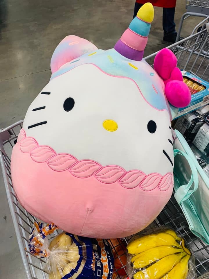 台灣Costco推出獨角獸Hello Kitty抱枕