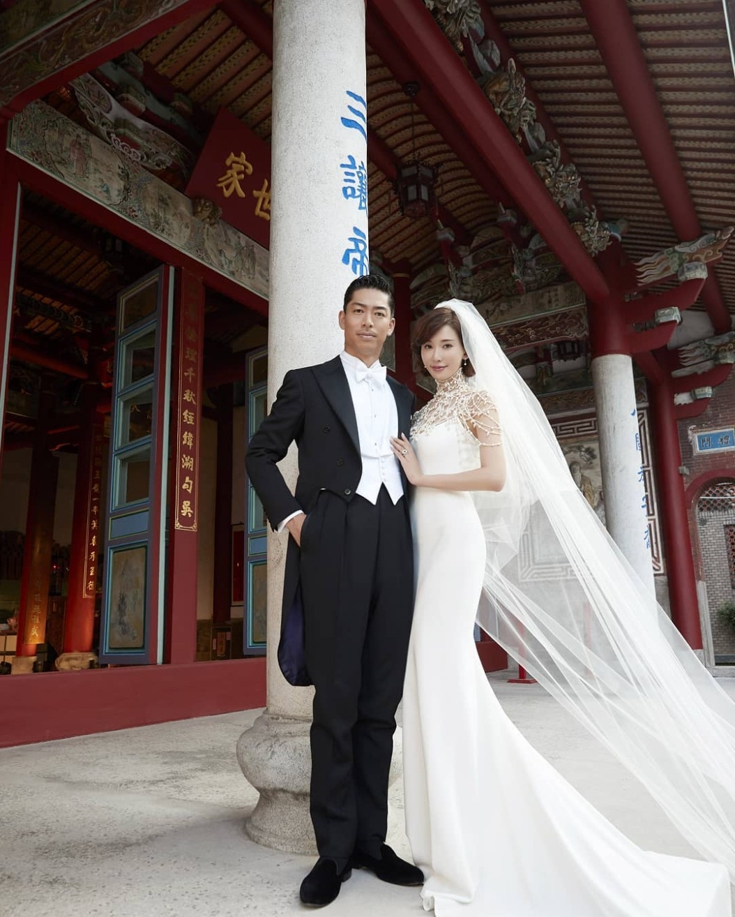 林志玲在2019年與「放浪兄弟」成員AKIRA結婚。