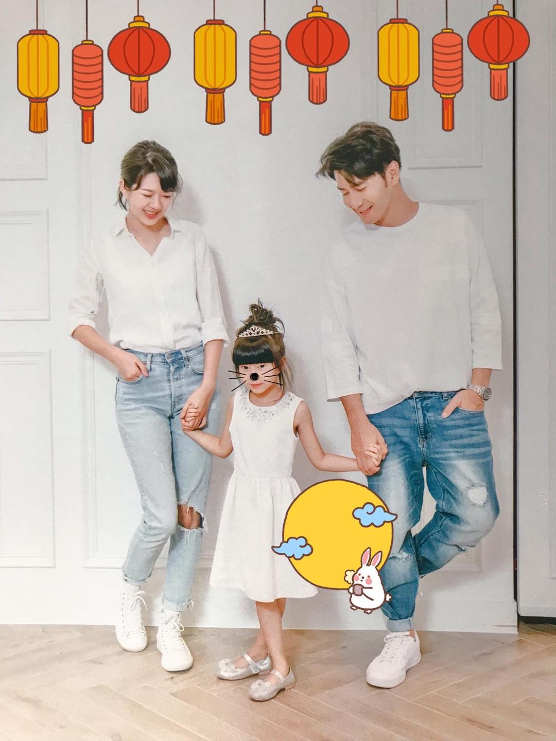 郭彥均一家三口