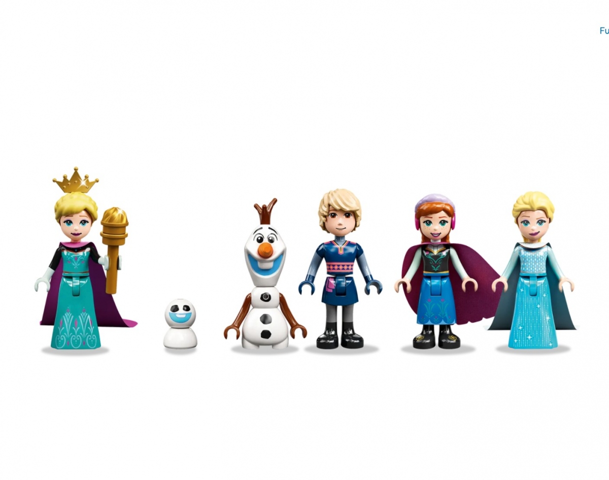 艾莎、安娜、雪寶、阿克都變身樂高公仔啦！