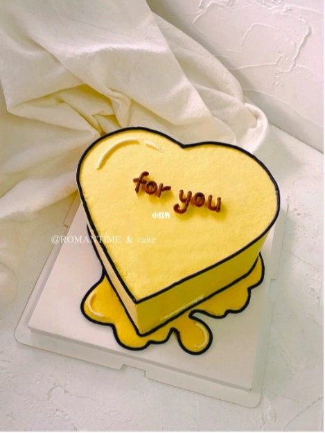 3D立體愛心蛋糕