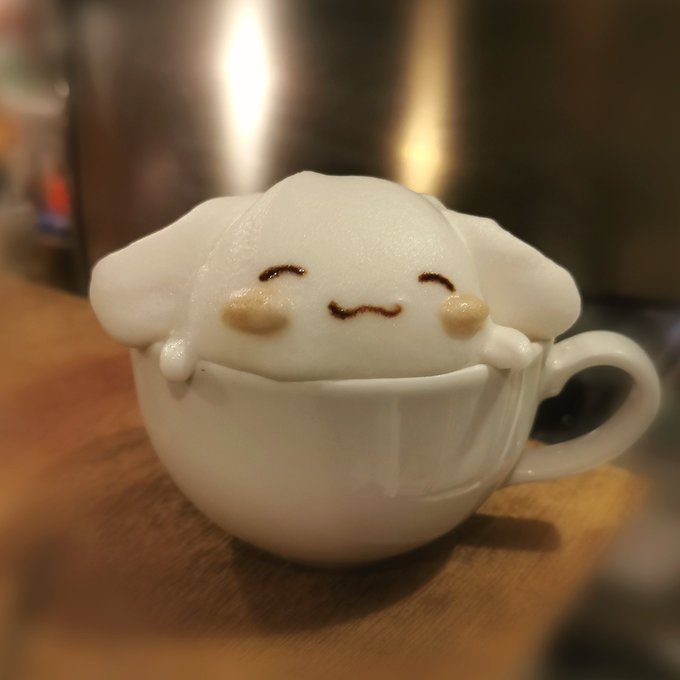 大耳狗咖啡拉花