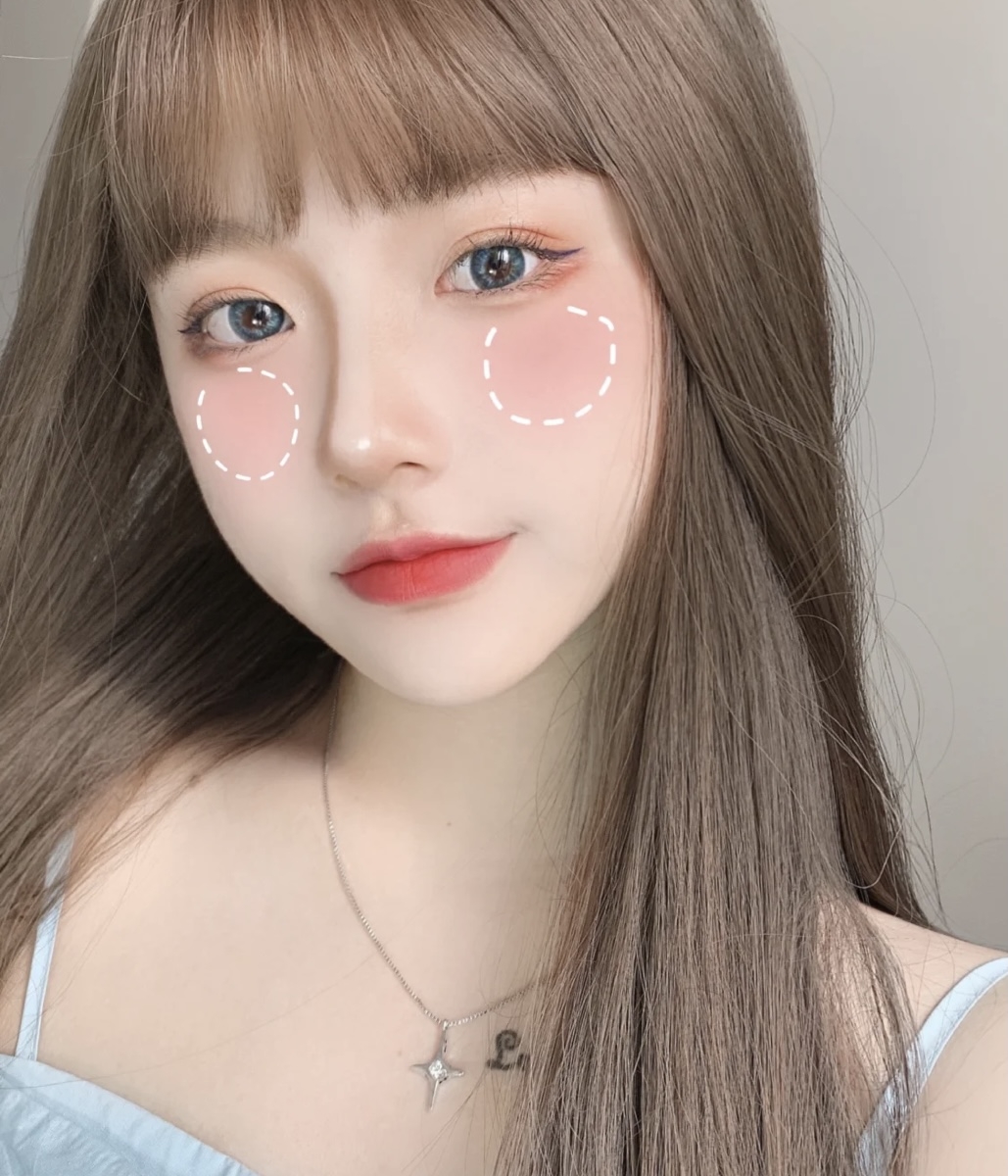 各種臉型適合「打圈腮紅」