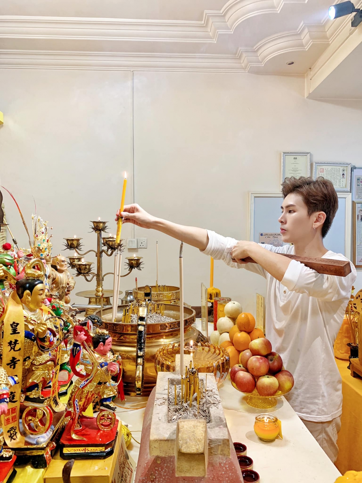 面對「信徒大量增加」，Andrin Lim謙虛感謝媒體的報導。