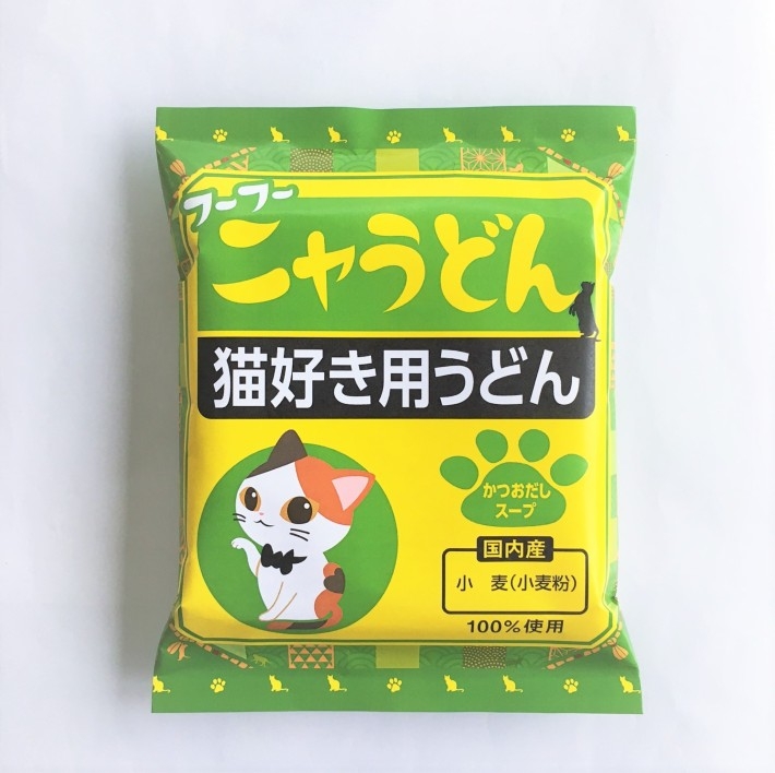 貓咪泡麵綠色款外包裝