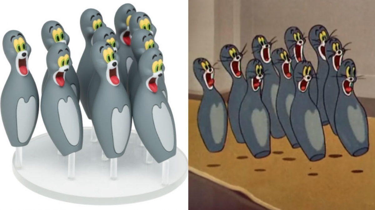 湯姆貓變成保齡球的畫面,大家還有印象嗎?
