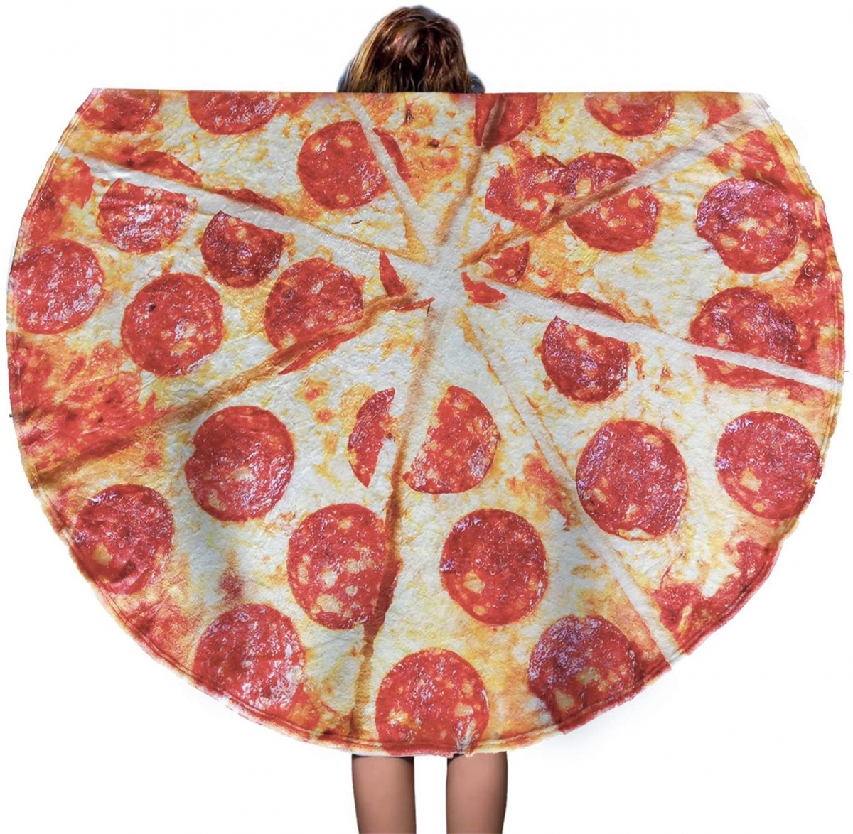 披薩毛毯是臘腸口味