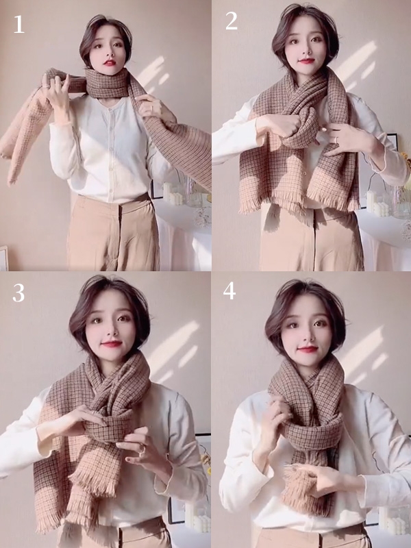 熱搜5款超時髦「圍巾綁法」