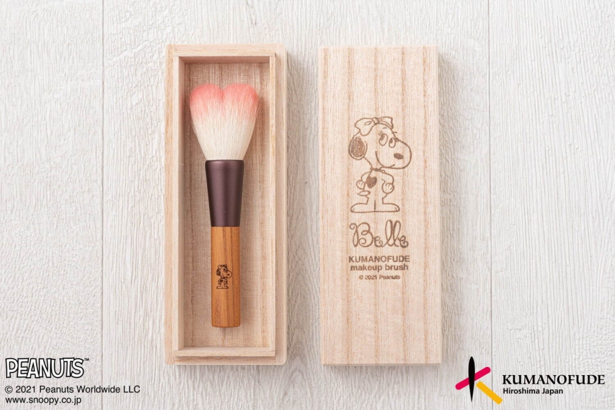 熊野筆「貝兒愛心腮紅刷」