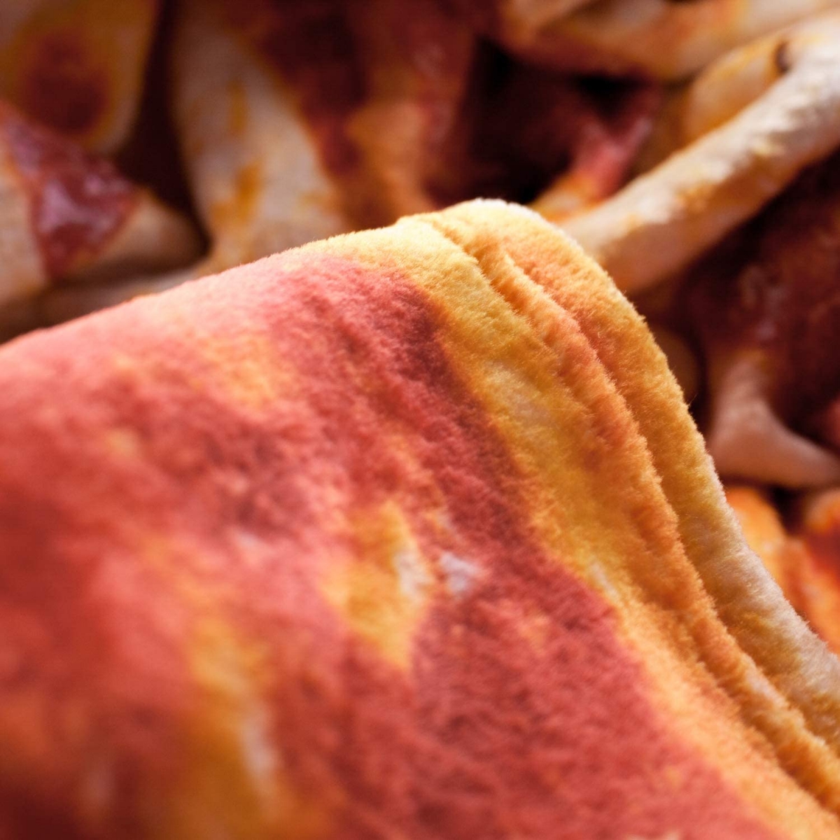 披薩毛毯溫暖細節