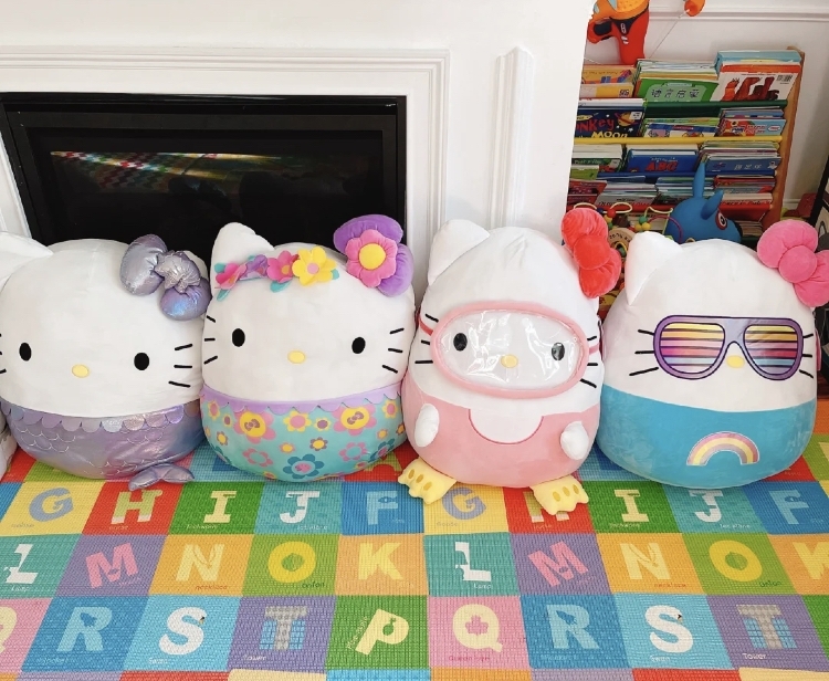 美國Costco好市多推出4款Hello Kitty抱枕