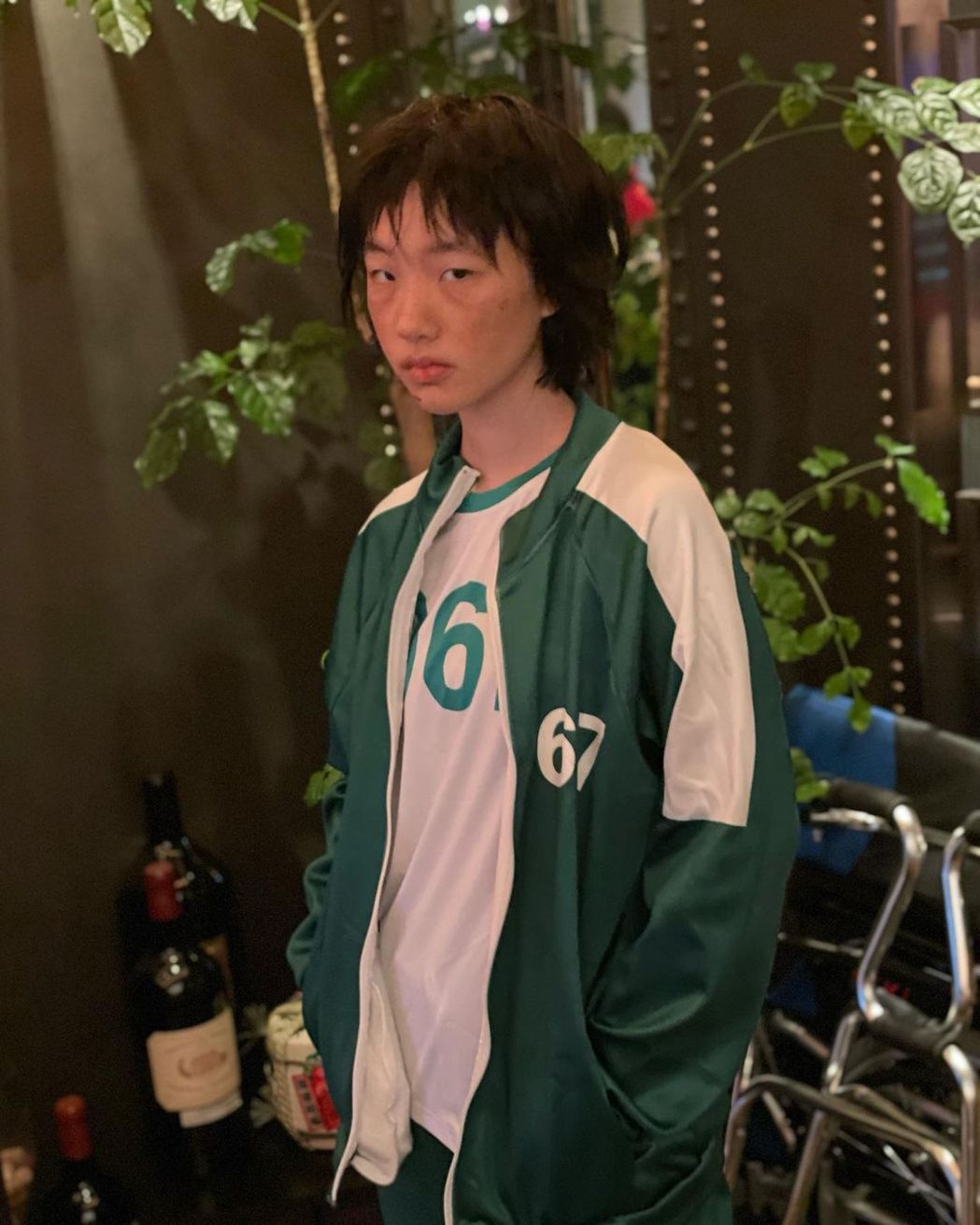 小S女兒Elly萬聖節扮《魷魚遊戲》脫北女