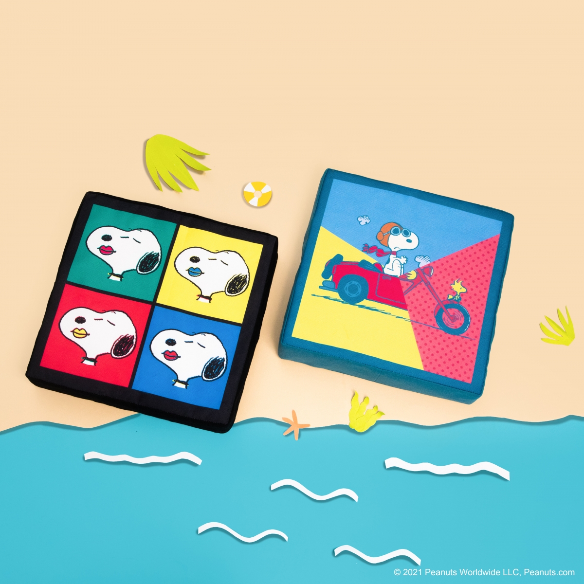 康是美潮玩藝術方塊坐墊