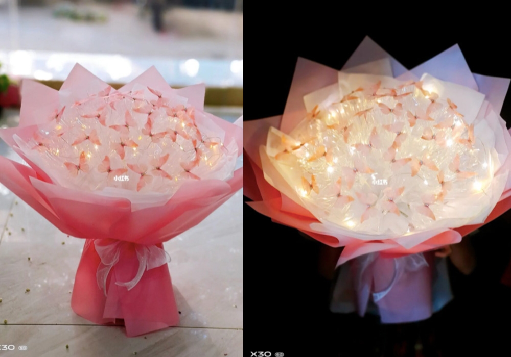 送禮推薦-小紅書爆款「蝴蝶花束」