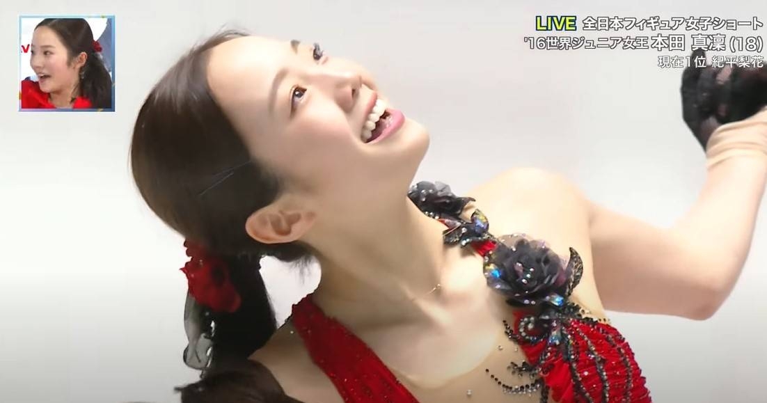 本田真凜顏值不輸女愛豆
