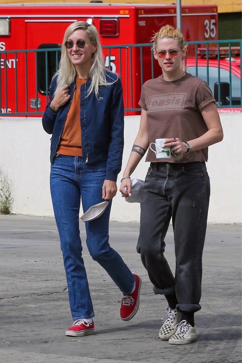 史都華與女友街拍