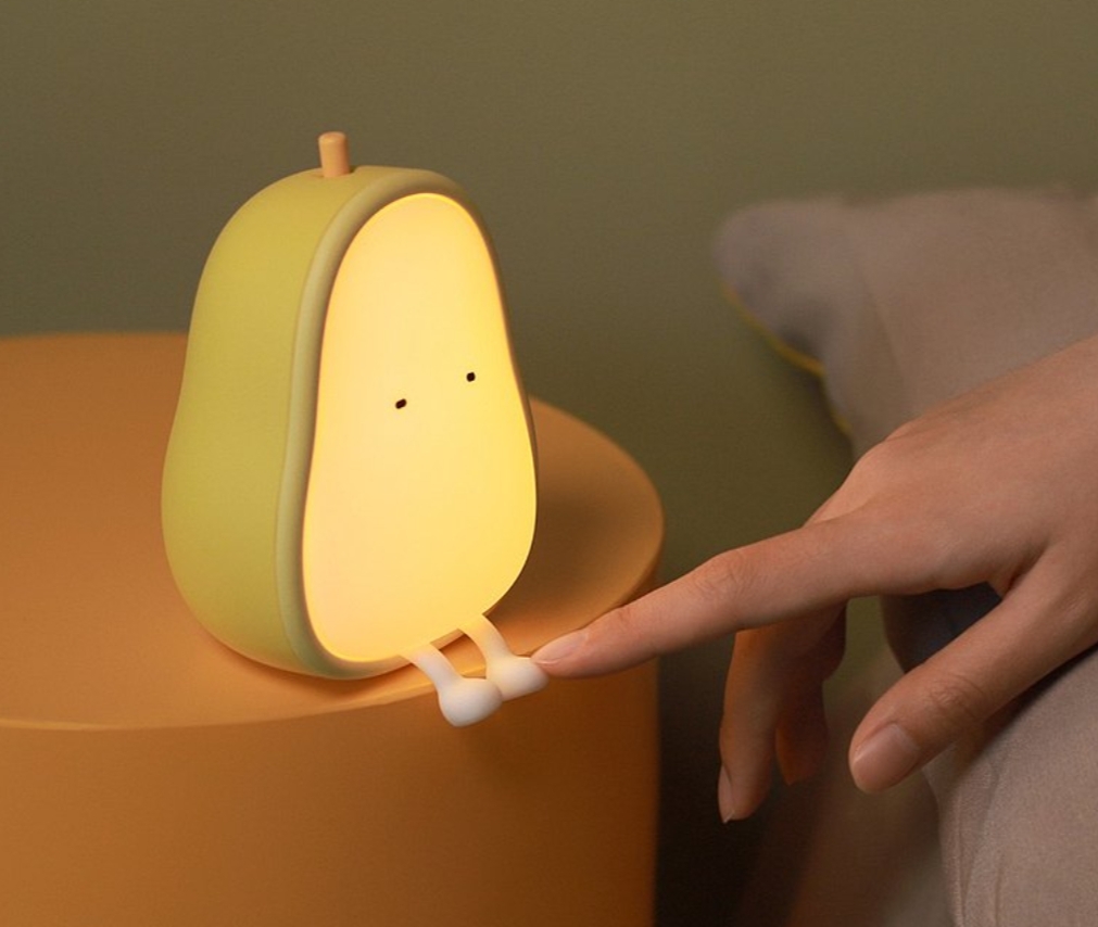 梨形小夜燈有白色小腳腳