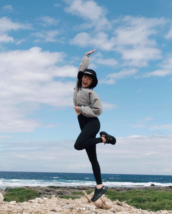 童顏女神「李佳穎」喜愛戶外活動