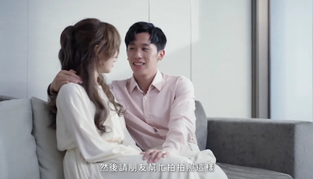 李智凱在1111宣布與學姊女友浪漫結婚