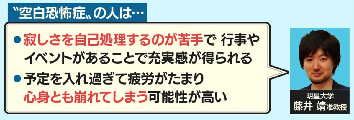 空白恐怖症行程的原因