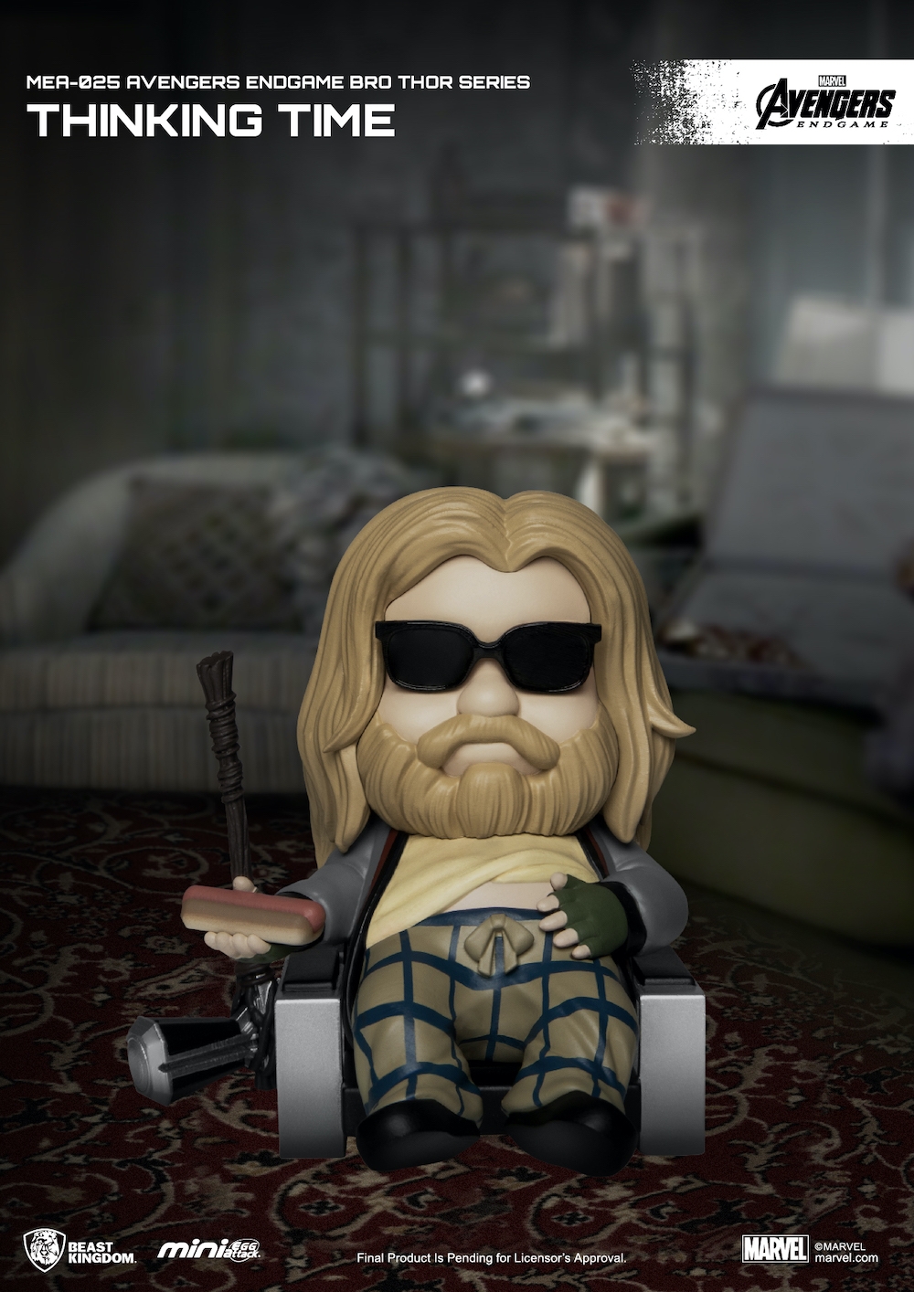 肥宅索爾戴墨鏡畫面相當經典